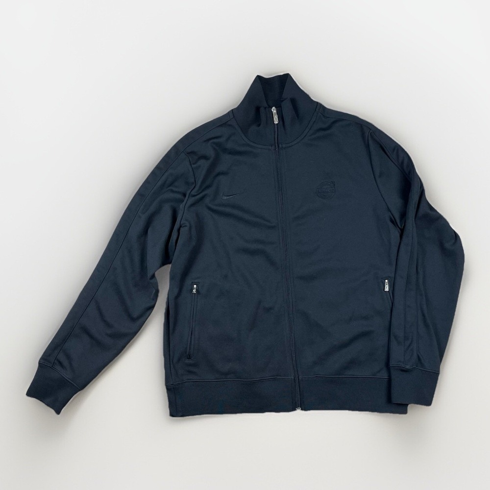 Nike Golf Jacket Mens XL Black Volvo Logo Zip-Up Sportswear Pockets Performance